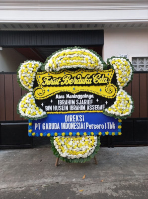 Papan Bunga Duka di Kutawaluya