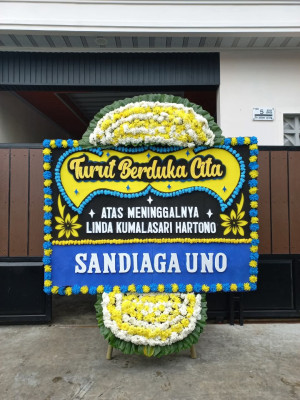 Papan Bunga Duka di Kutawaluya